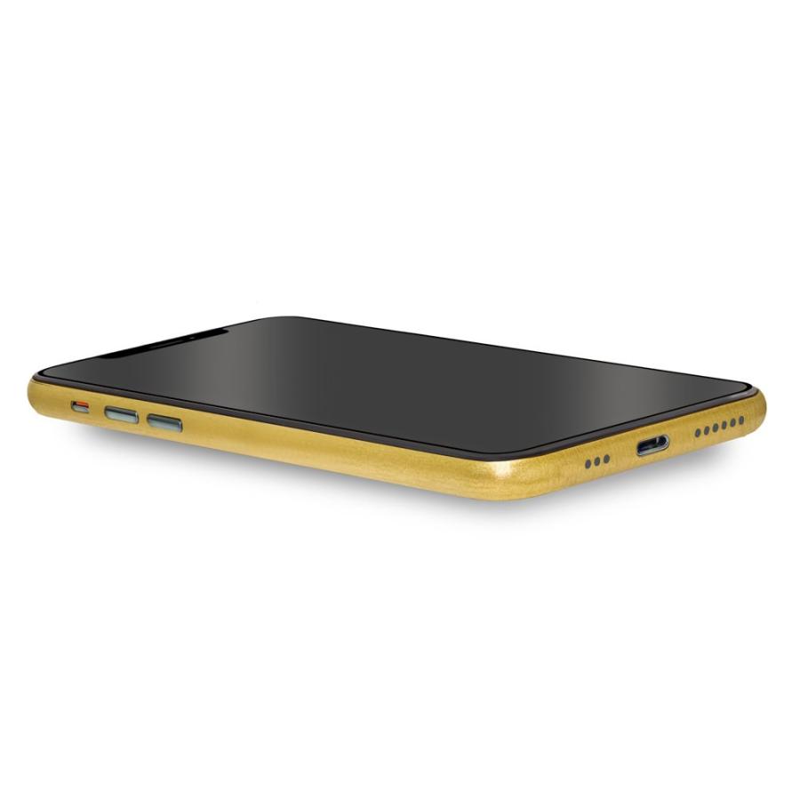 iPhone11 / 11 Pro / 11 Pro Max スキンシール 全面 背面 側面 シール ケース 薄い wraplus ゴールドブラッシュメタル | Apple | 03