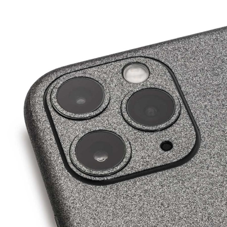 iPhone11 / 11 Pro / 11 Pro Max スキンシール 全面 背面 側面 シール ケース 薄い wraplus ガンメタリック | Apple | 04