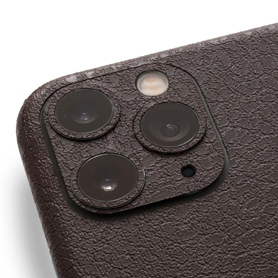 iPhone11 / 11 Pro / 11 Pro Max スキンシール 全面 背面 側面 シール ケース 薄い wraplus ブラウンレザー | Apple | 04