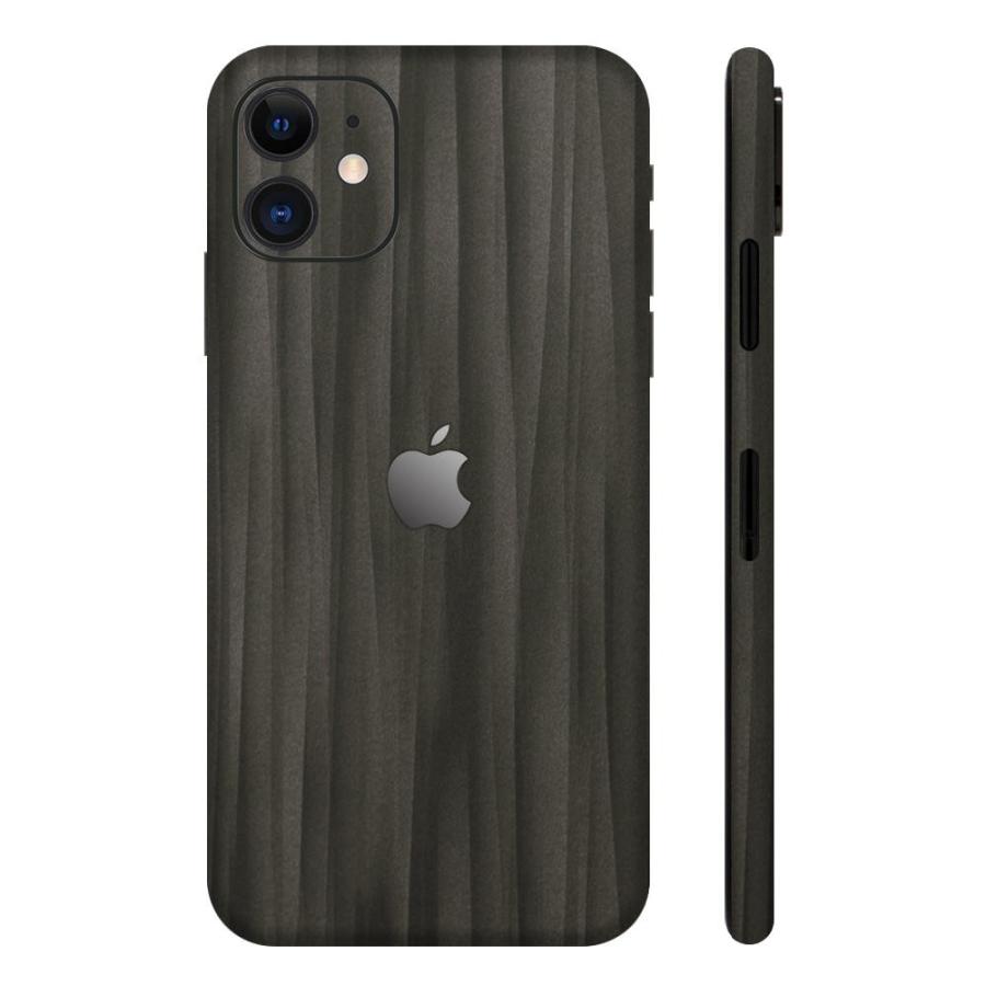 iPhone11 / 11 Pro / 11 Pro Max スキンシール 全面 背面 側面 シール ケース 薄い wraplus ブラックアブストラクト | Apple | 01