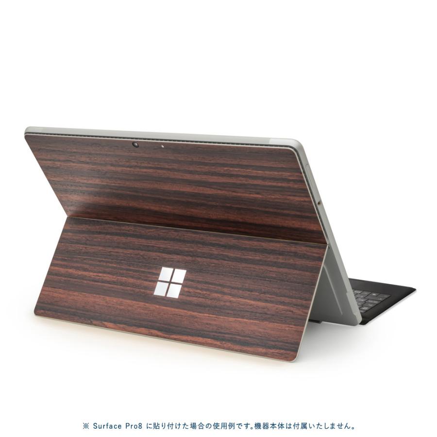 Surface Pro11 Pro10 Pro9 Pro8 ProX スキンシール ケース カバー 保護 フィルム 背面 wraplus ローズウッド | Surface | 01