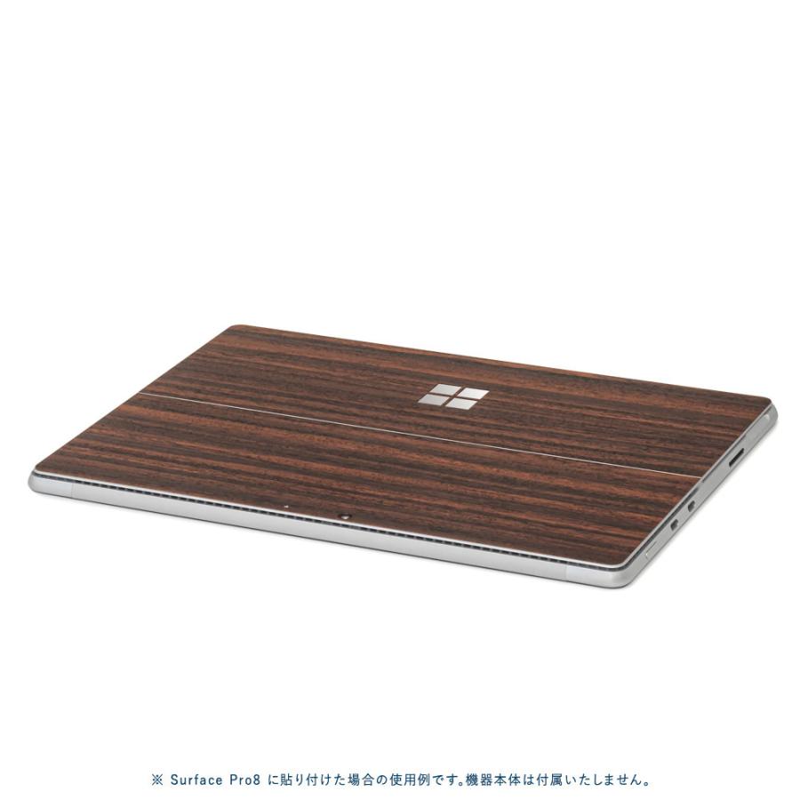Surface Pro11 Pro10 Pro9 Pro8 ProX スキンシール ケース カバー 保護 フィルム 背面 wraplus ローズウッド | Surface | 02