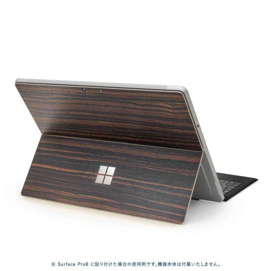 Surface Pro11 Pro10 Pro9 Pro8 ProX スキンシール ケース カバー 保護 フィルム 背面 wraplus エボニー | Surface | 01