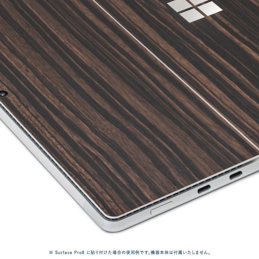 Surface Pro11 Pro10 Pro9 Pro8 ProX スキンシール ケース カバー 保護 フィルム 背面 wraplus エボニー | Surface | 03