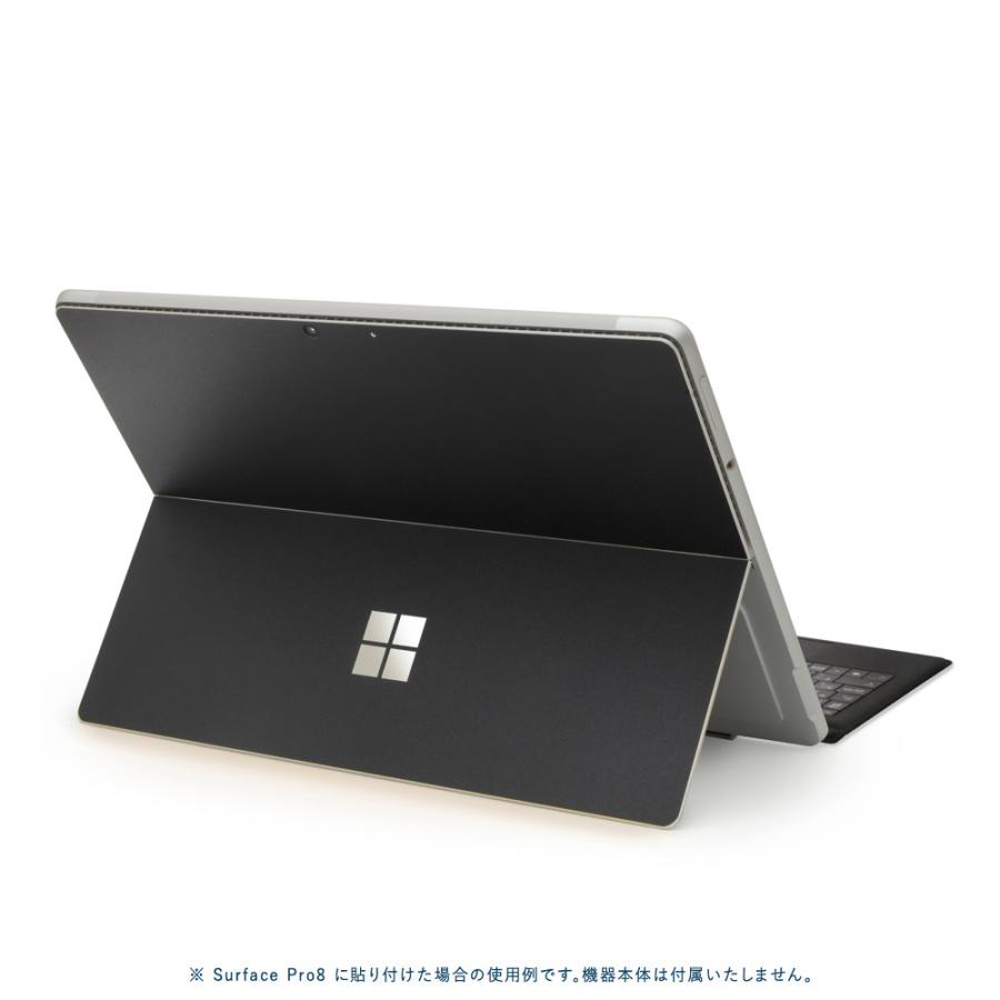 Surface Pro11 Pro10 Pro9 Pro8 ProX スキンシール ケース カバー 保護 フィルム 背面 wraplus ブラック 黒 | Surface | 01