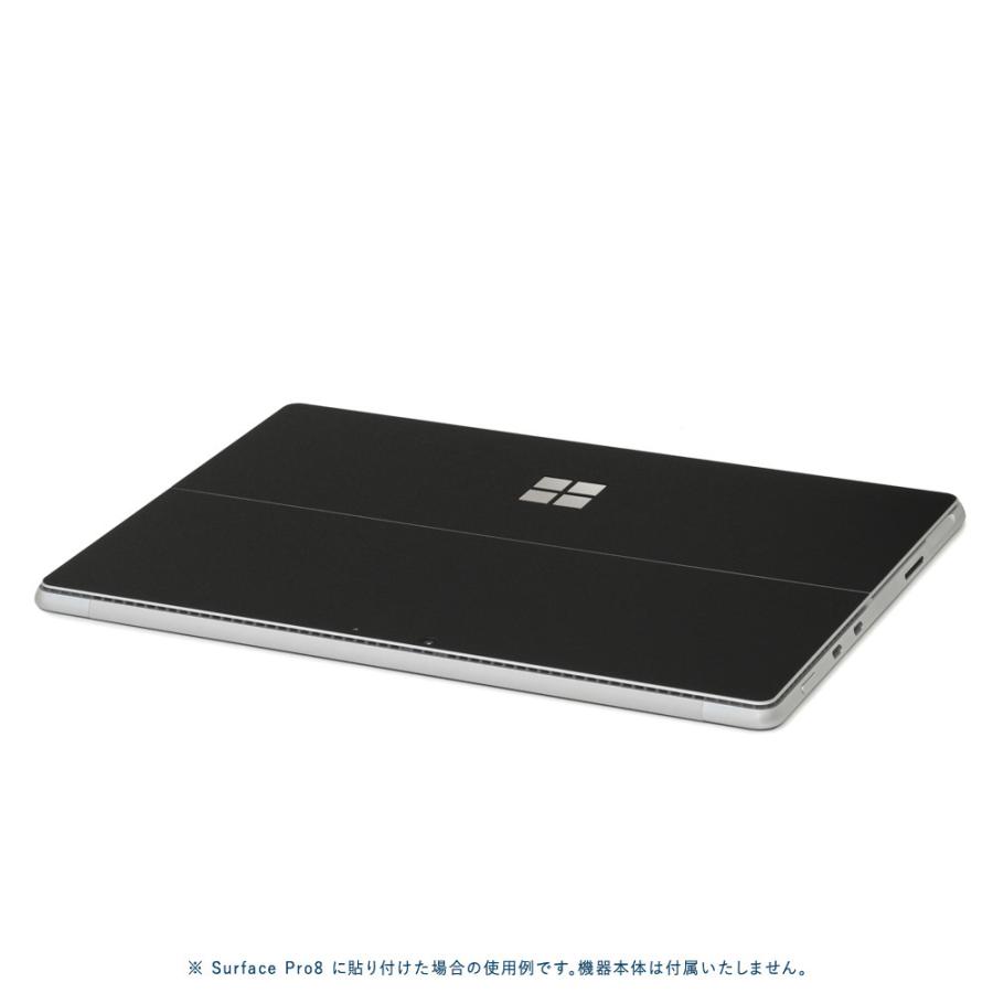 Surface Pro11 Pro10 Pro9 Pro8 ProX スキンシール ケース カバー 保護 フィルム 背面 wraplus ブラック 黒 | Surface | 02