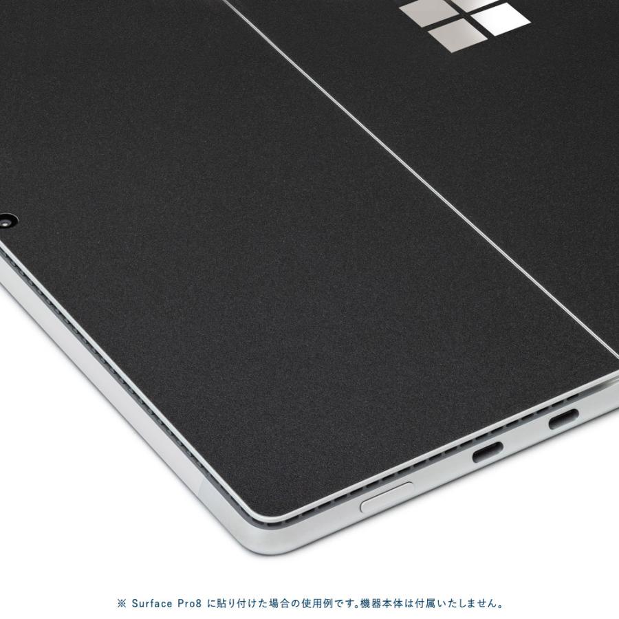Surface Pro11 Pro10 Pro9 Pro8 ProX スキンシール ケース カバー 保護 フィルム 背面 wraplus ブラック 黒 | Surface | 03