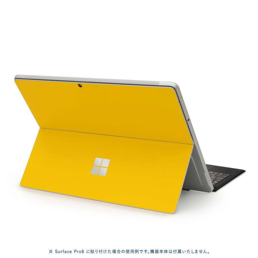 Surface Pro11 Pro10 Pro9 Pro8 ProX スキンシール ケース カバー 保護 フィルム 背面 wraplus イエロー 黄色 | Surface | 01