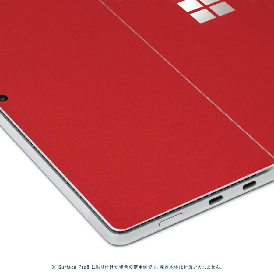 Surface Pro11 Pro10 Pro9 Pro8 ProX スキンシール ケース カバー 保護 フィルム 背面 wraplus レッド 赤 | Surface | 03