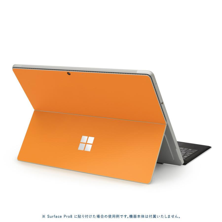 Surface Pro11 Pro10 Pro9 Pro8 ProX スキンシール ケース カバー 保護 フィルム 背面 wraplus オレンジ | Surface | 01