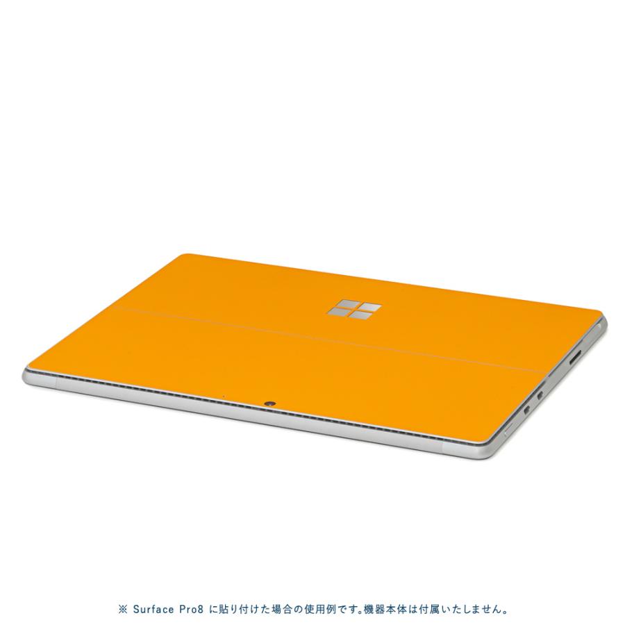 Surface Pro11 Pro10 Pro9 Pro8 ProX スキンシール ケース カバー 保護 フィルム 背面 wraplus オレンジ | Surface | 02