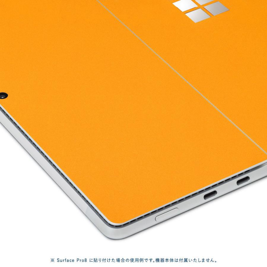 Surface Pro11 Pro10 Pro9 Pro8 ProX スキンシール ケース カバー 保護 フィルム 背面 wraplus オレンジ | Surface | 03