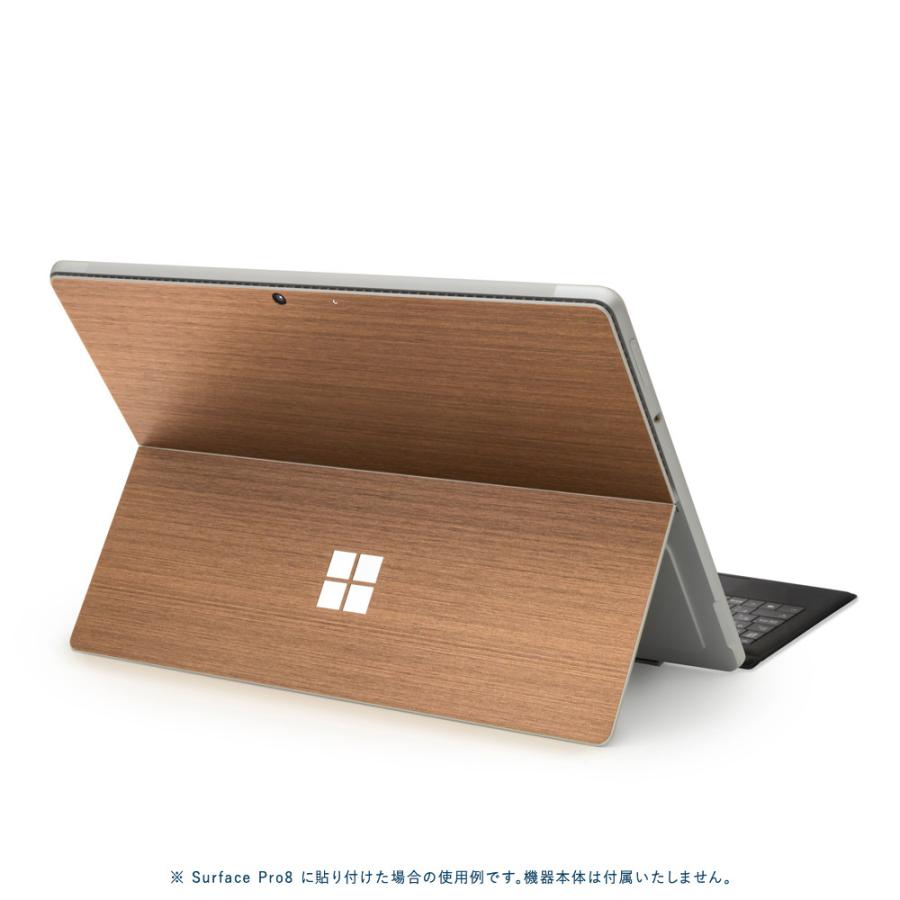 Surface Pro11 Pro10 Pro9 Pro8 ProX スキンシール ケース カバー 保護 フィルム 背面 wraplus ブロンズブラッシュメタル | Surface | 01