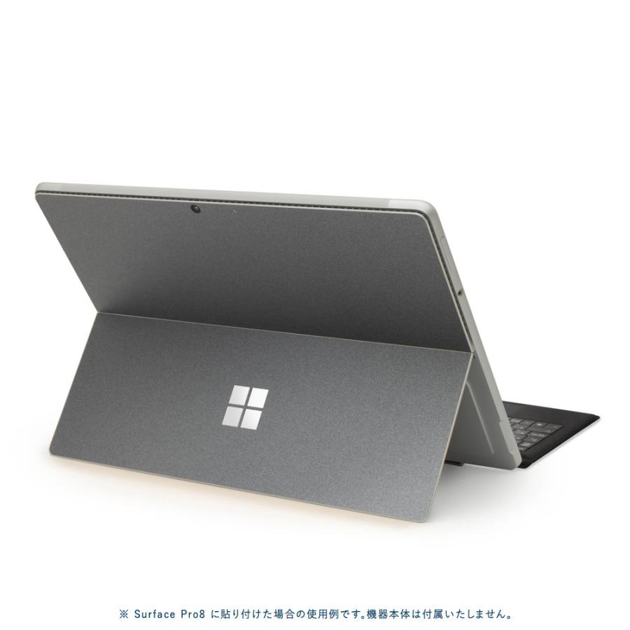 Surface Pro11 Pro10 Pro9 Pro8 ProX スキンシール ケース カバー 保護 フィルム 背面 wraplus ガンメタリック | Surface | 01