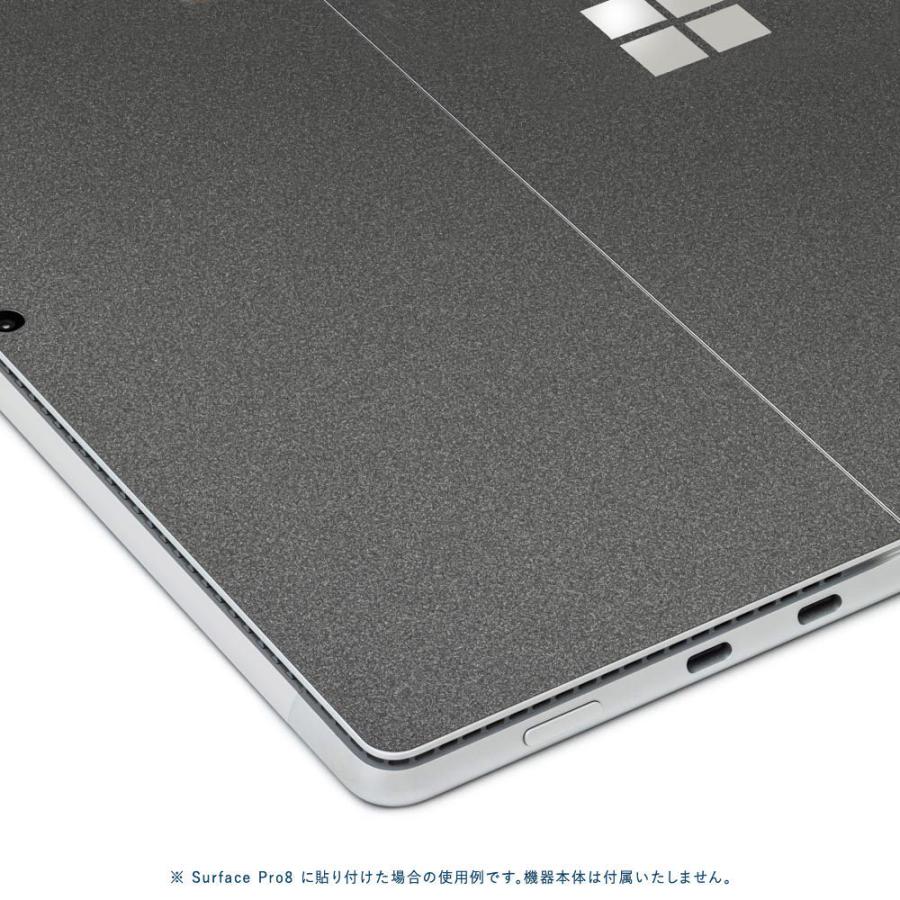 Surface Pro11 Pro10 Pro9 Pro8 ProX スキンシール ケース カバー 保護 フィルム 背面 wraplus ガンメタリック | Surface | 03