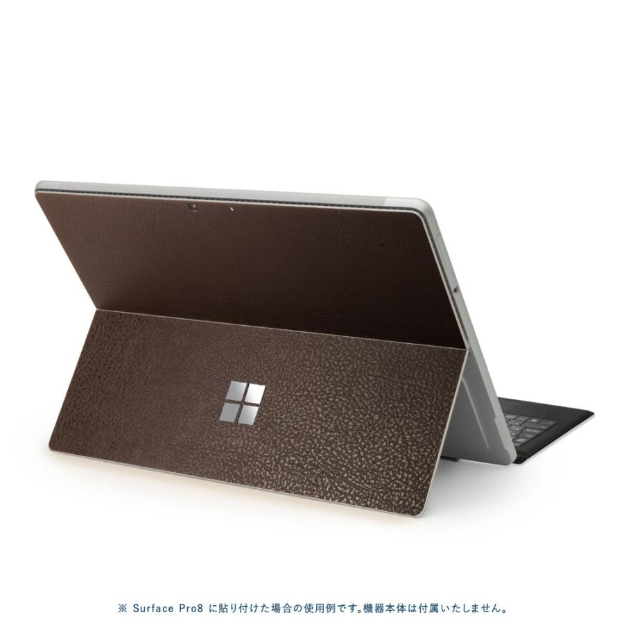 Surface Pro11 Pro10 Pro9 Pro8 ProX スキンシール ケース カバー 保護 フィルム 背面 wraplus ブラウンレザー | Surface | 01