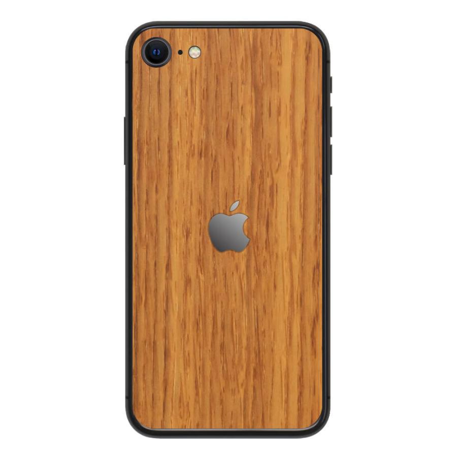 iPhoneSE 第2世代 第3世代 スキンシール 背面 シール ケース 保護 フィルム wraplus オーク | Apple