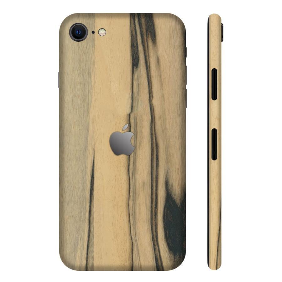 iPhoneSE 第2世代 第3世代 スキンシール 全面 背面 側面 シール ケース 薄い wraplus パーシモン | Apple