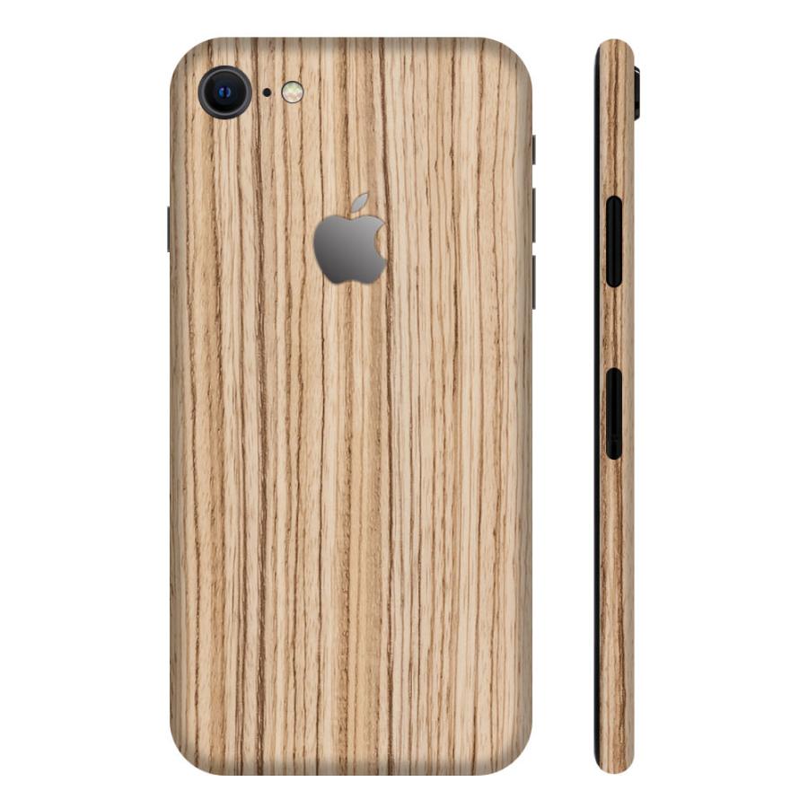 iPhone7 スキンシール 全面タイプ カバー シール ケース 薄い wraplus 選べる34色 ゼブラウッド1 | Apple