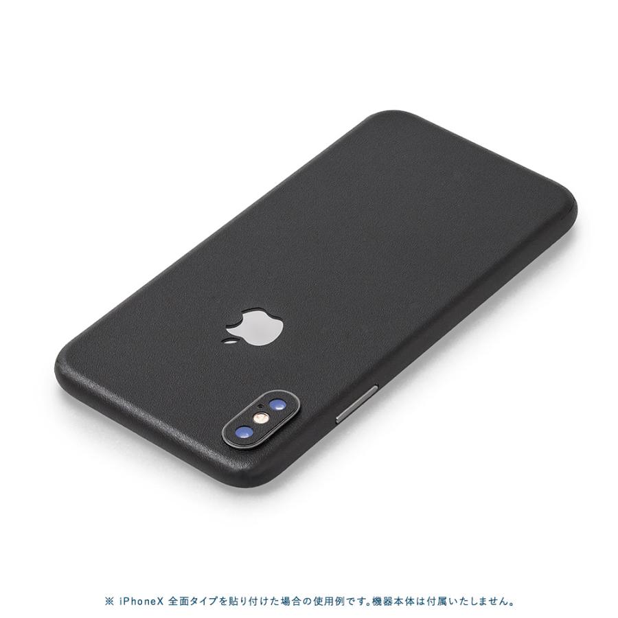 iPhone7 スキンシール 全面タイプ カバー シール ケース 薄い wraplus 選べる34色 ブラック 黒 | Apple | 01