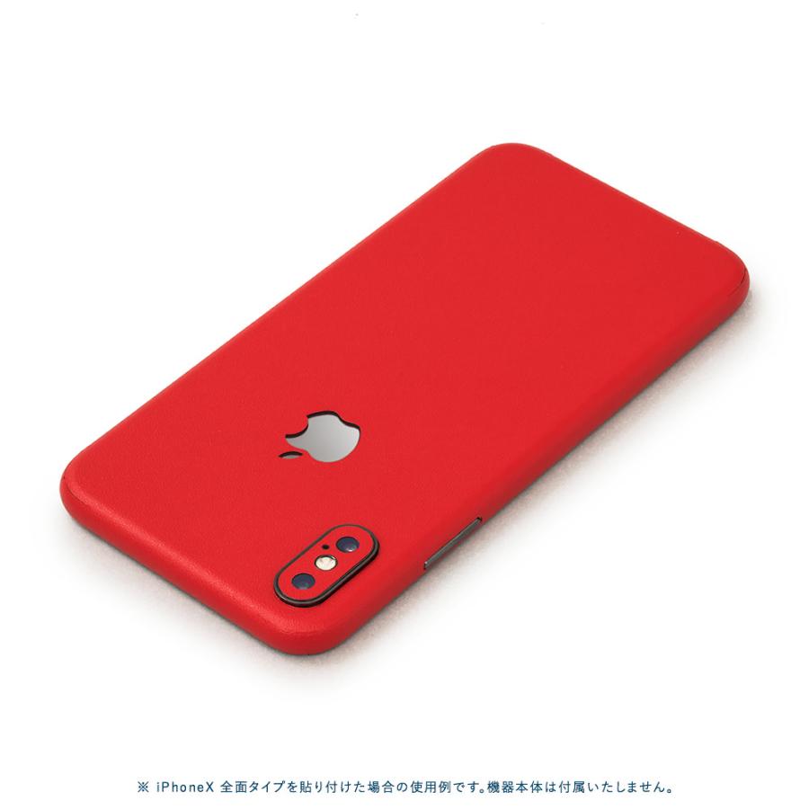 iPhone7 スキンシール 全面タイプ カバー シール ケース 薄い wraplus 選べる34色 レッド 赤 | Apple | 01