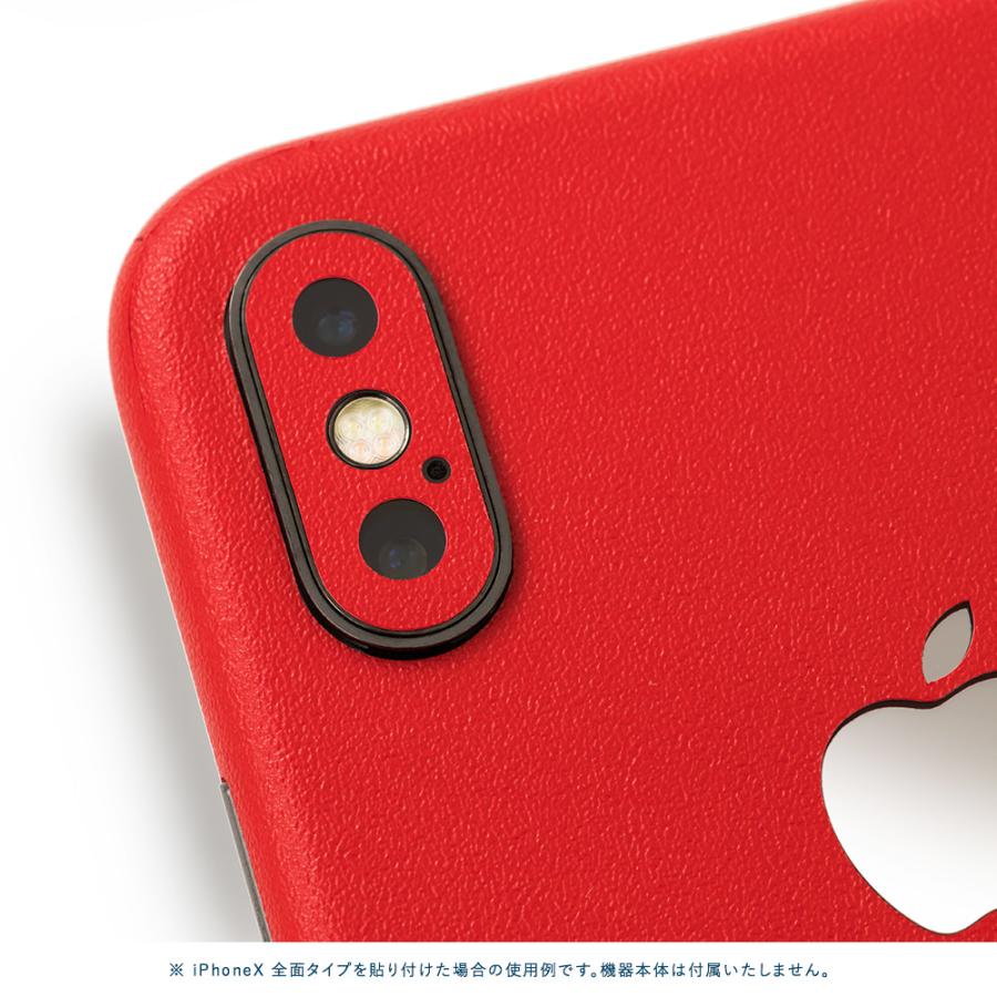 iPhone7 スキンシール 全面タイプ カバー シール ケース 薄い wraplus 選べる34色 レッド 赤 | Apple | 03