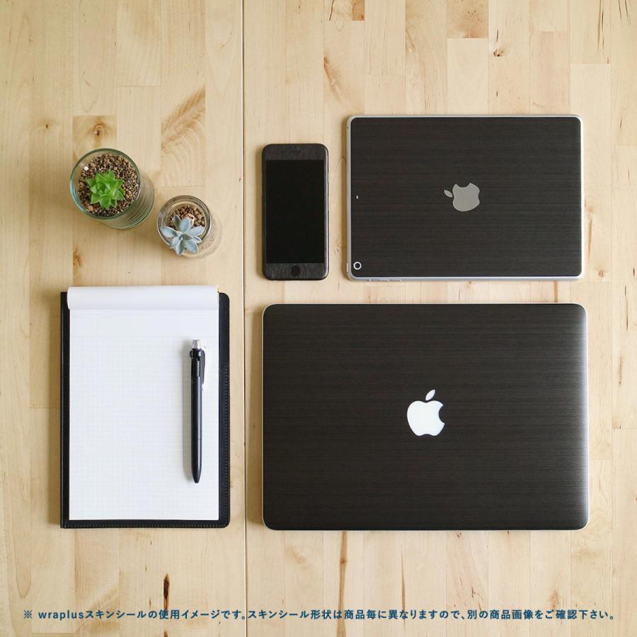 iPhone7 スキンシール 全面タイプ カバー シール ケース 薄い wraplus 選べる34色 ブラックブラッシュメタル | Apple | 04