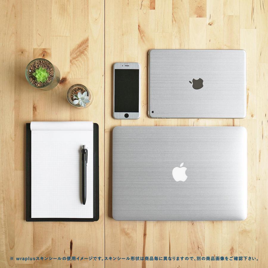 iPhone7 スキンシール 全面タイプ カバー シール ケース 薄い wraplus 選べる34色 シルバーブラッシュメタル | Apple | 04