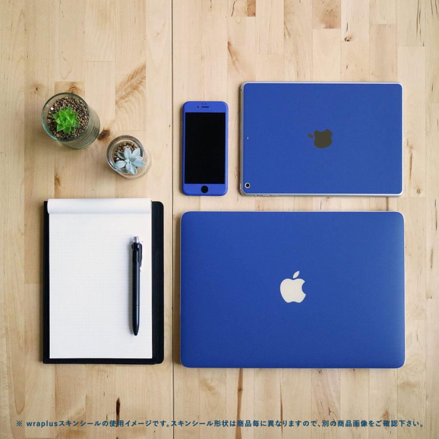 iPhone8 スキンシール 全面タイプ カバー シール ケース 薄い wraplus 選べる34色 ブルー 青 | Apple | 04