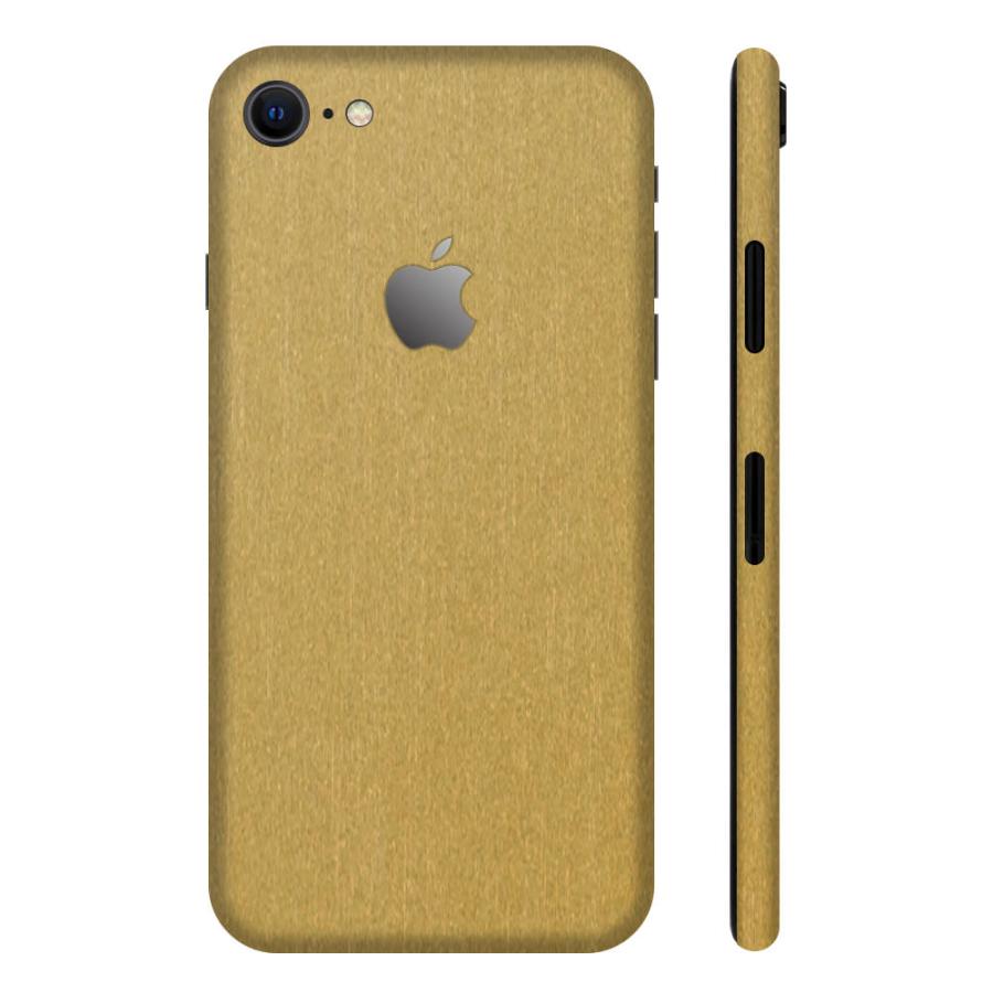 Iphone8 スキンシール 全面タイプ カバー シール ケース 薄い Wraplus 選べる34色 ゴールドブラッシュメタル 1466 Wraplus Online Store 通販 Yahoo ショッピング