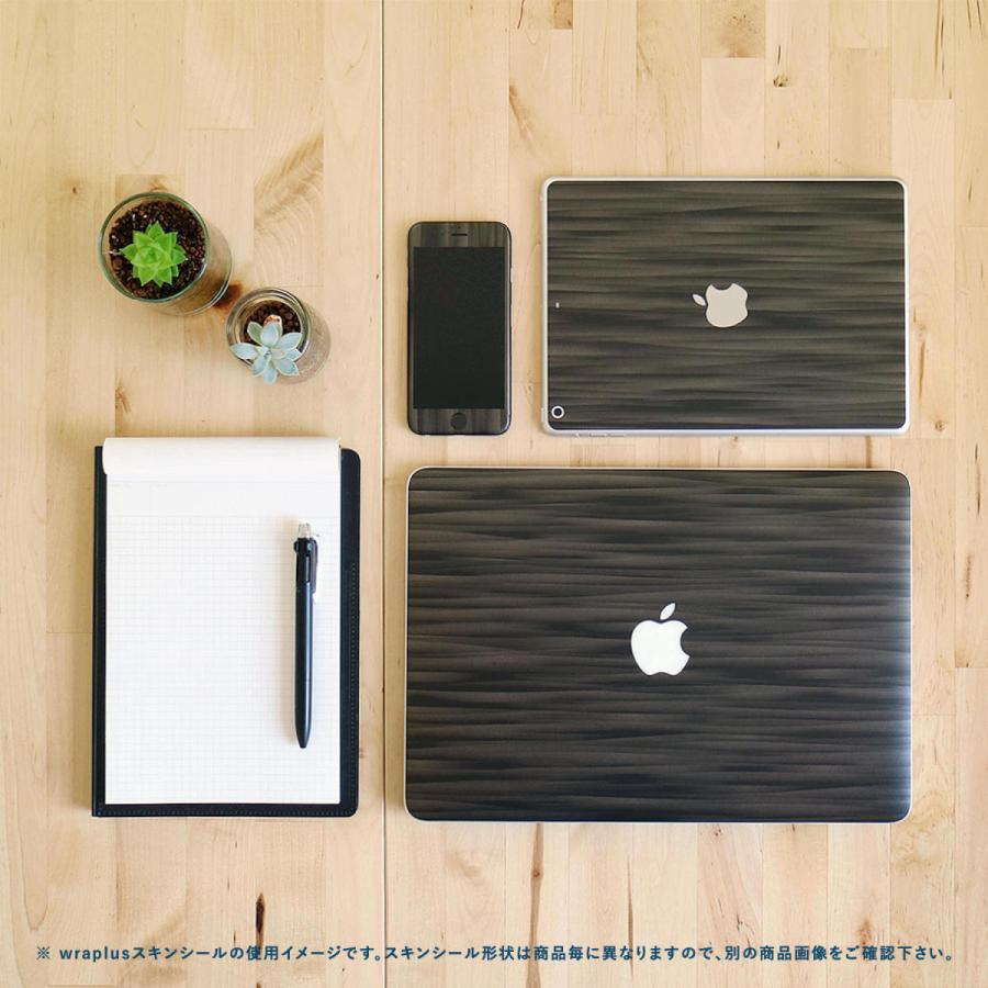 iPhone8 スキンシール 全面タイプ カバー シール ケース 薄い wraplus 選べる34色 ブラックアブストラクト | Apple | 04