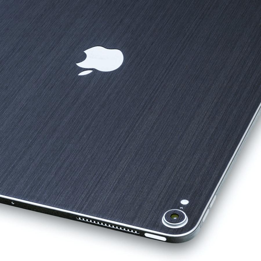 iPad Air 第4世代 第5世代 スキンシール ケース カバー フィルム 背面 保護 wraplus ネイビーブラッシュメタル｜wraplus｜04