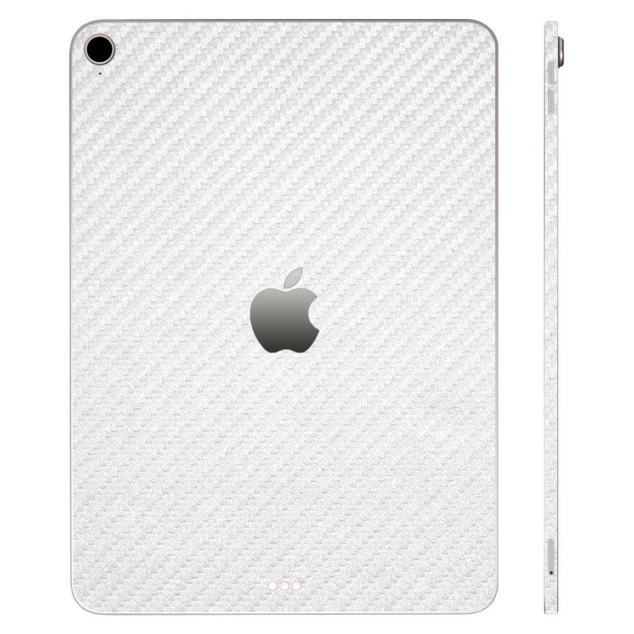 iPad Air 第4世代 第5世代 スキンシール ケース カバー フィルム 背面 保護 wraplus シルバーカーボン | iPad