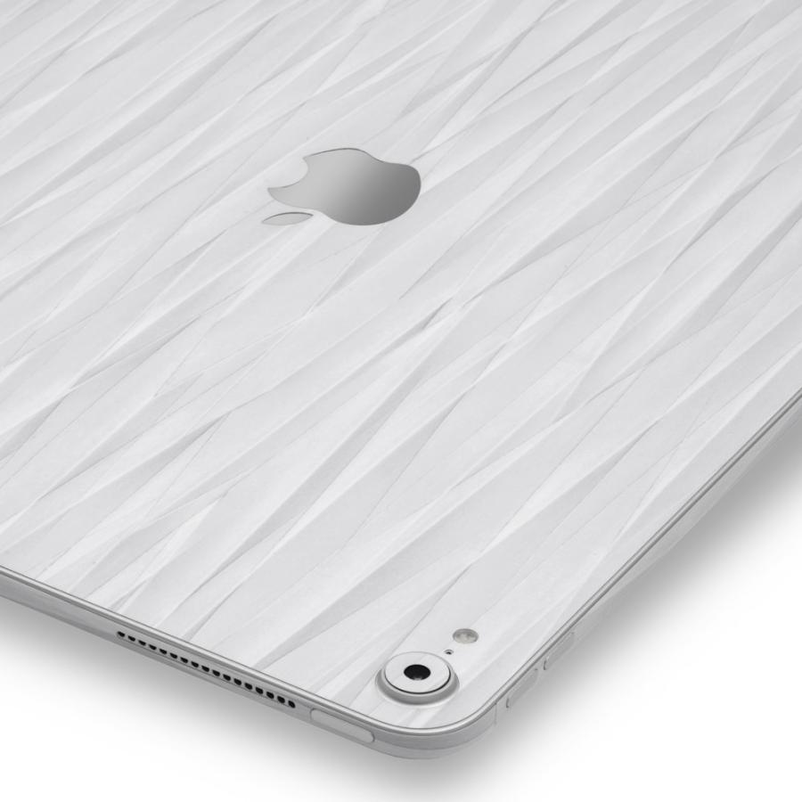 iPad Air 第4世代 第5世代 スキンシール ケース カバー フィルム 背面 保護 wraplus ホワイトアブストラクト | iPad | 03
