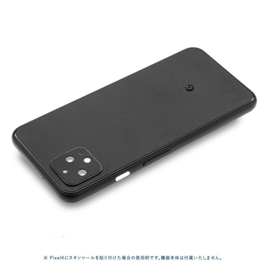 Pixel5 Pixel5a (5G) ピクセル5 スキンシール 背面 カバー フィルム ケース wraplus 選べる34色 ブラック 黒 | Google Pixel | 01