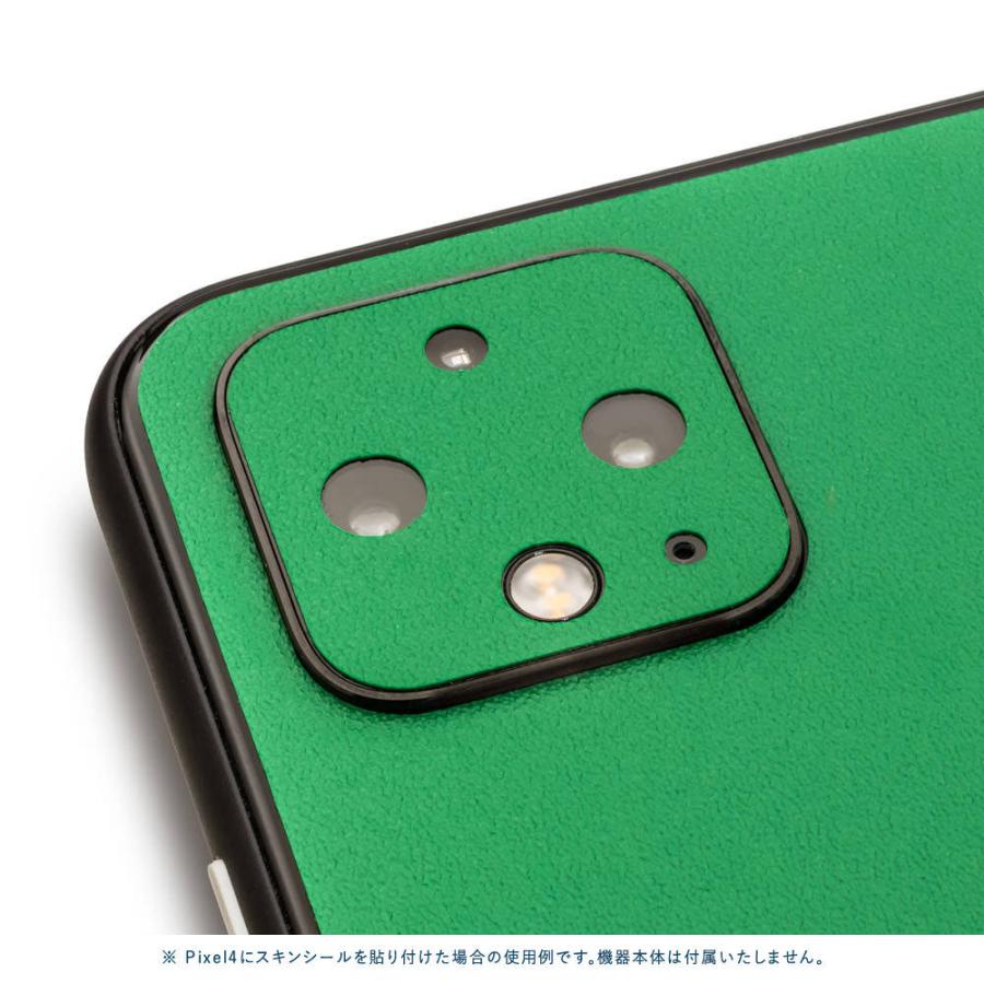 Pixel5 Pixel5a (5G) ピクセル5 スキンシール 背面 カバー フィルム ケース wraplus 選べる34色 グリーン 緑 | Google Pixel | 03