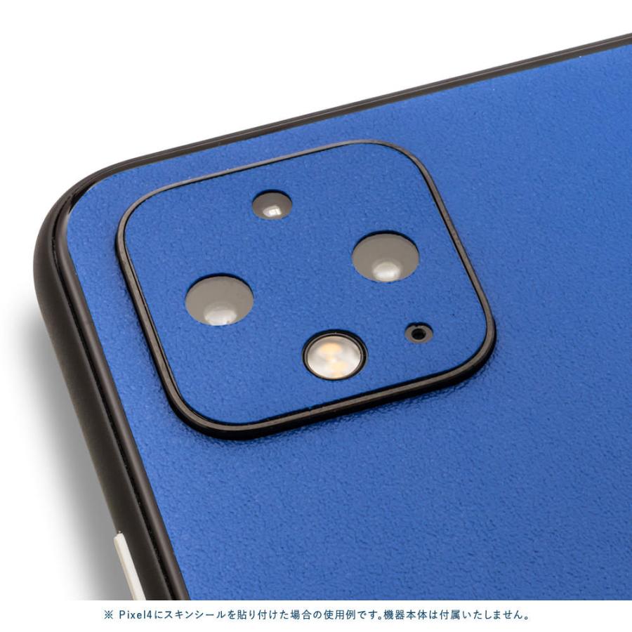 Pixel5 Pixel5a (5G) ピクセル5 スキンシール 背面 カバー フィルム ケース wraplus 選べる34色 ブルー 青 | Google Pixel | 03