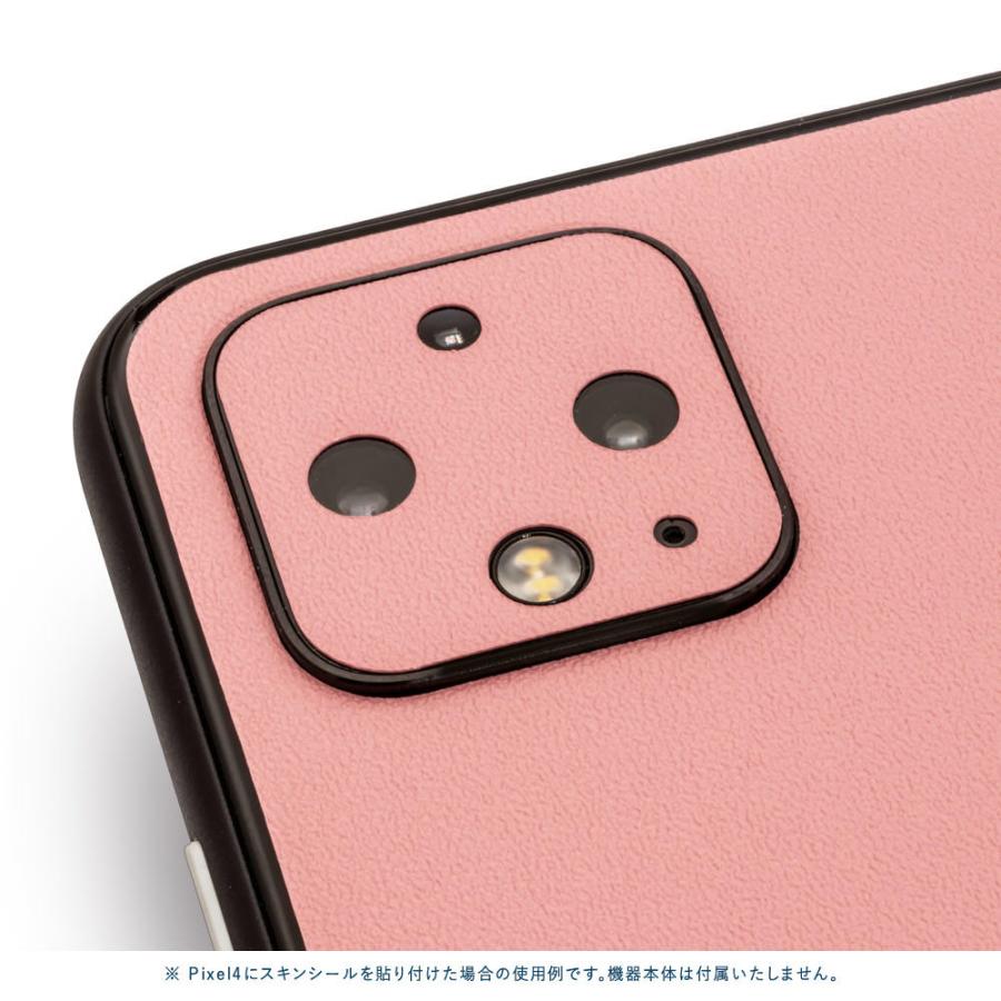 Pixel5 Pixel5a (5G) ピクセル5 スキンシール 背面 カバー フィルム ケース wraplus 選べる34色 サーモンピンク | Google Pixel | 03