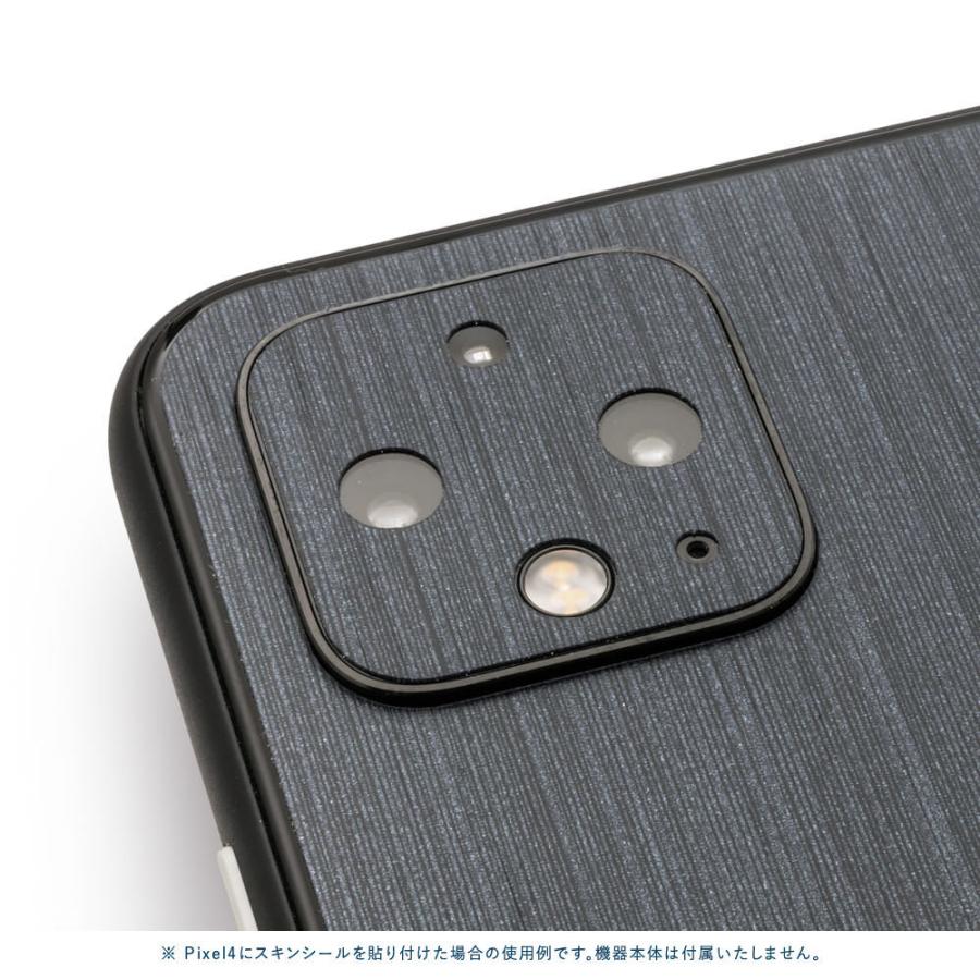 Pixel5 Pixel5a (5G) ピクセル5 スキンシール 背面 カバー フィルム ケース wraplus 選べる34色 ネイビーブラッシュメタル | Google Pixel | 03