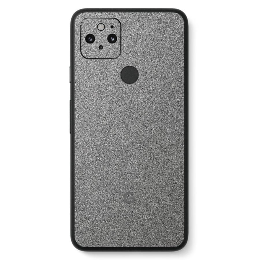 Pixel5 Pixel5a (5G) ピクセル5 スキンシール 背面 カバー フィルム ケース wraplus 選べる34色 ガンメタリック | Google Pixel