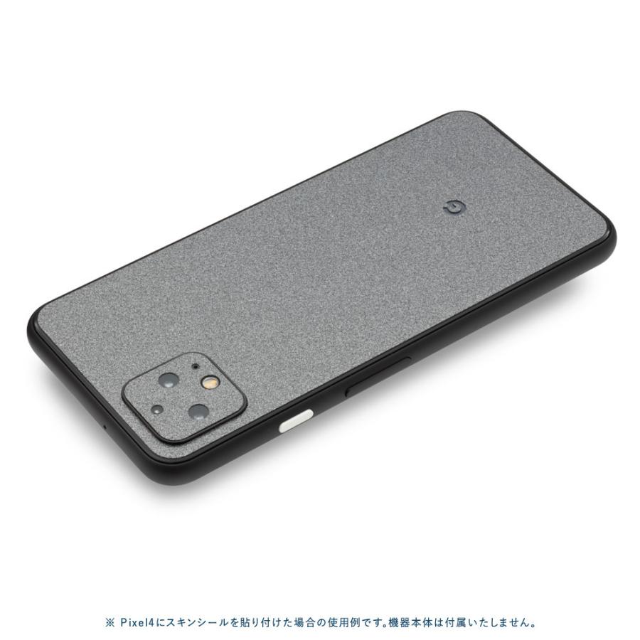 Pixel5 Pixel5a (5G) ピクセル5 スキンシール 背面 カバー フィルム ケース wraplus 選べる34色 ガンメタリック | Google Pixel | 01