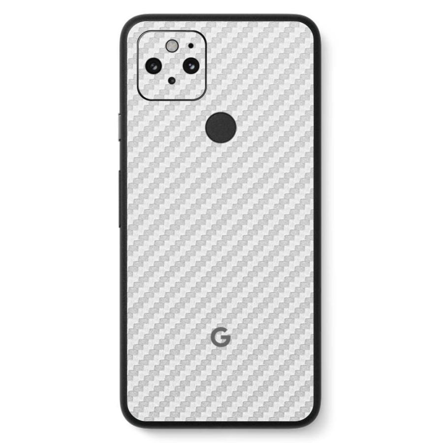Pixel5 Pixel5a (5G) ピクセル5 スキンシール 背面 カバー フィルム ケース wraplus 選べる34色 シルバーカーボン | Google Pixel