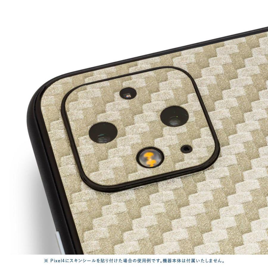 Pixel5 Pixel5a (5G) ピクセル5 スキンシール 背面 カバー フィルム ケース wraplus 選べる34色 ゴールドカーボン | Google Pixel | 03