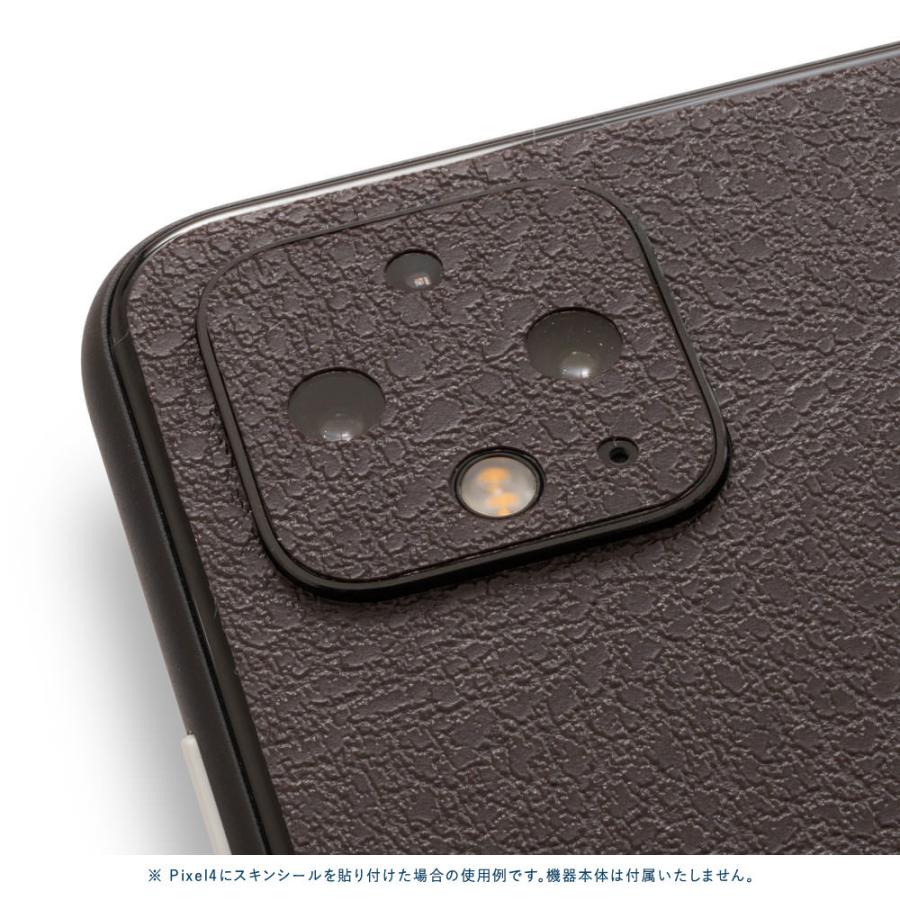 Pixel5 Pixel5a (5G) ピクセル5 スキンシール 背面 カバー フィルム ケース wraplus 選べる34色 ブラウンレザー | Google Pixel | 03