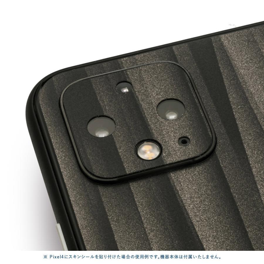 Pixel5 Pixel5a (5G) ピクセル5 スキンシール 背面 カバー フィルム ケース wraplus 選べる34色 ブラックアブストラクト | Google Pixel | 03