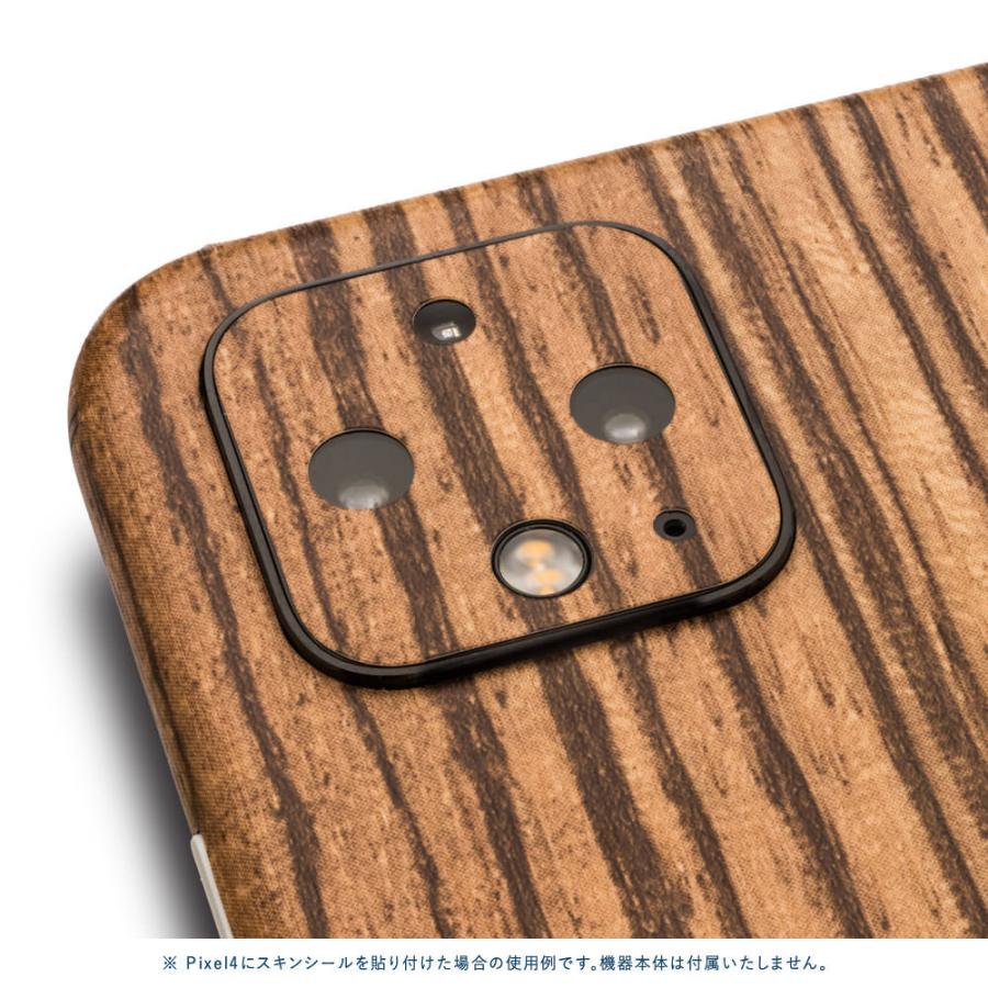 Pixel5 Pixel5a (5G) ピクセル5 スキンシール 全面 背面 側面 カバー フィルム ケース wraplus 選べる34色 ゼブラウッド2 | Google Pixel | 03