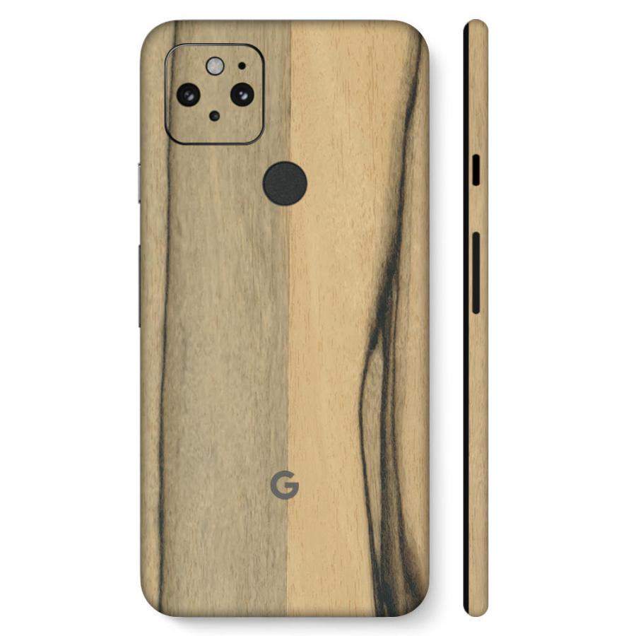 Pixel5 Pixel5a (5G) ピクセル5 スキンシール 全面 背面 側面 カバー フィルム ケース wraplus 選べる34色 パーシモン | Google Pixel