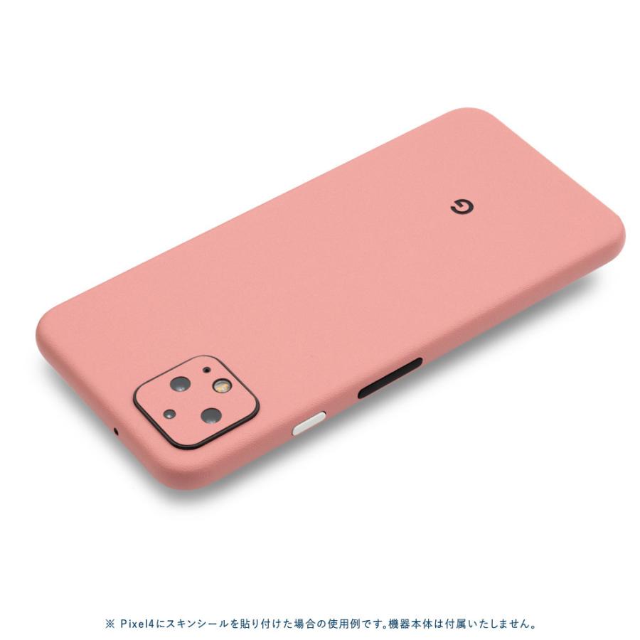Pixel5 Pixel5a (5G) ピクセル5 スキンシール 全面 背面 側面 カバー フィルム ケース wraplus 選べる34色 サーモンピンク | Google Pixel | 01