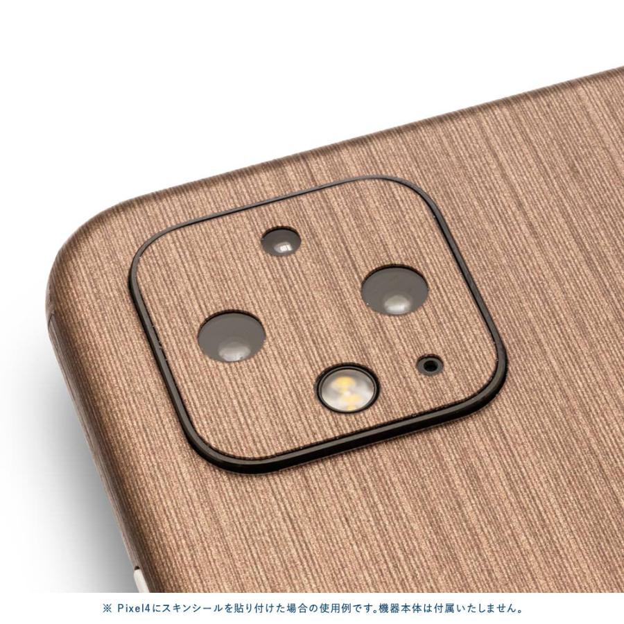 Pixel5 Pixel5a (5G) ピクセル5 スキンシール 全面 背面 側面 カバー フィルム ケース wraplus 選べる34色 ブロンズブラッシュメタル | Google Pixel | 03