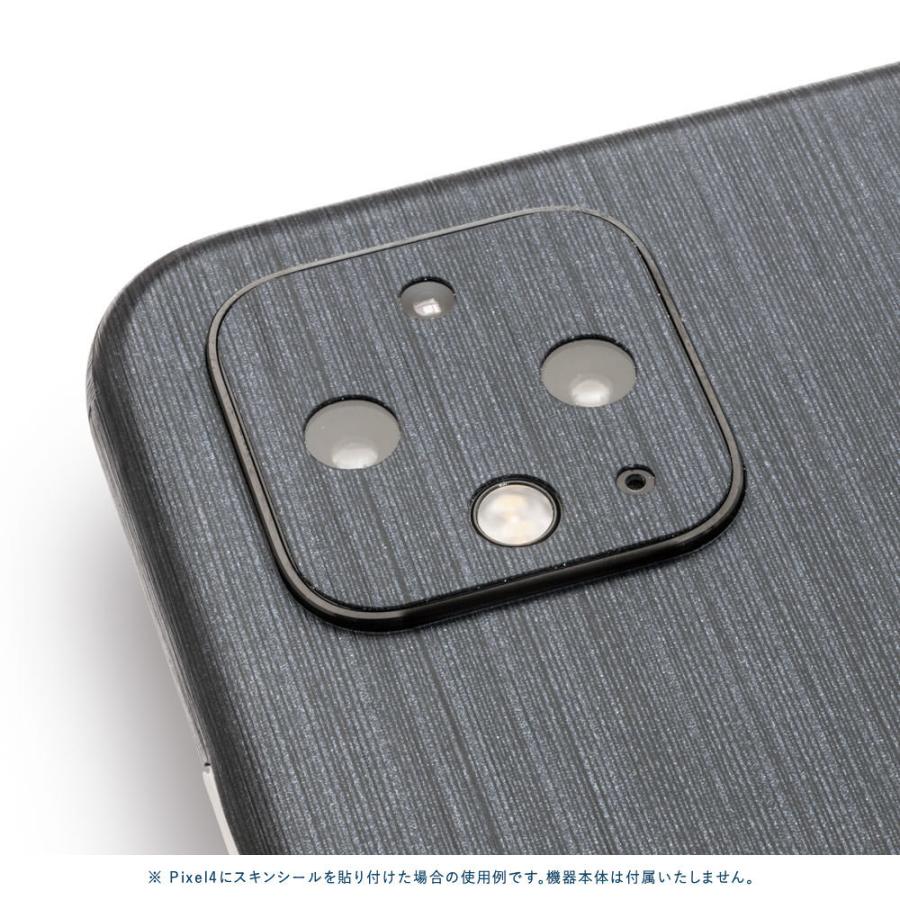 Pixel5 Pixel5a (5G) ピクセル5 スキンシール 全面 背面 側面 カバー フィルム ケース wraplus 選べる34色 ネイビーブラッシュメタル | Google Pixel | 03